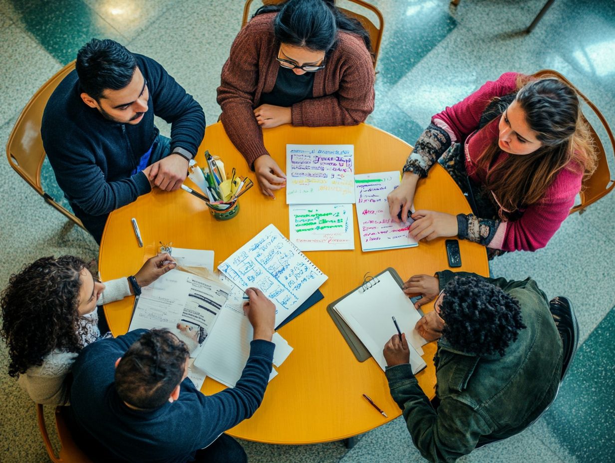 Image illustrating different learning styles in language education